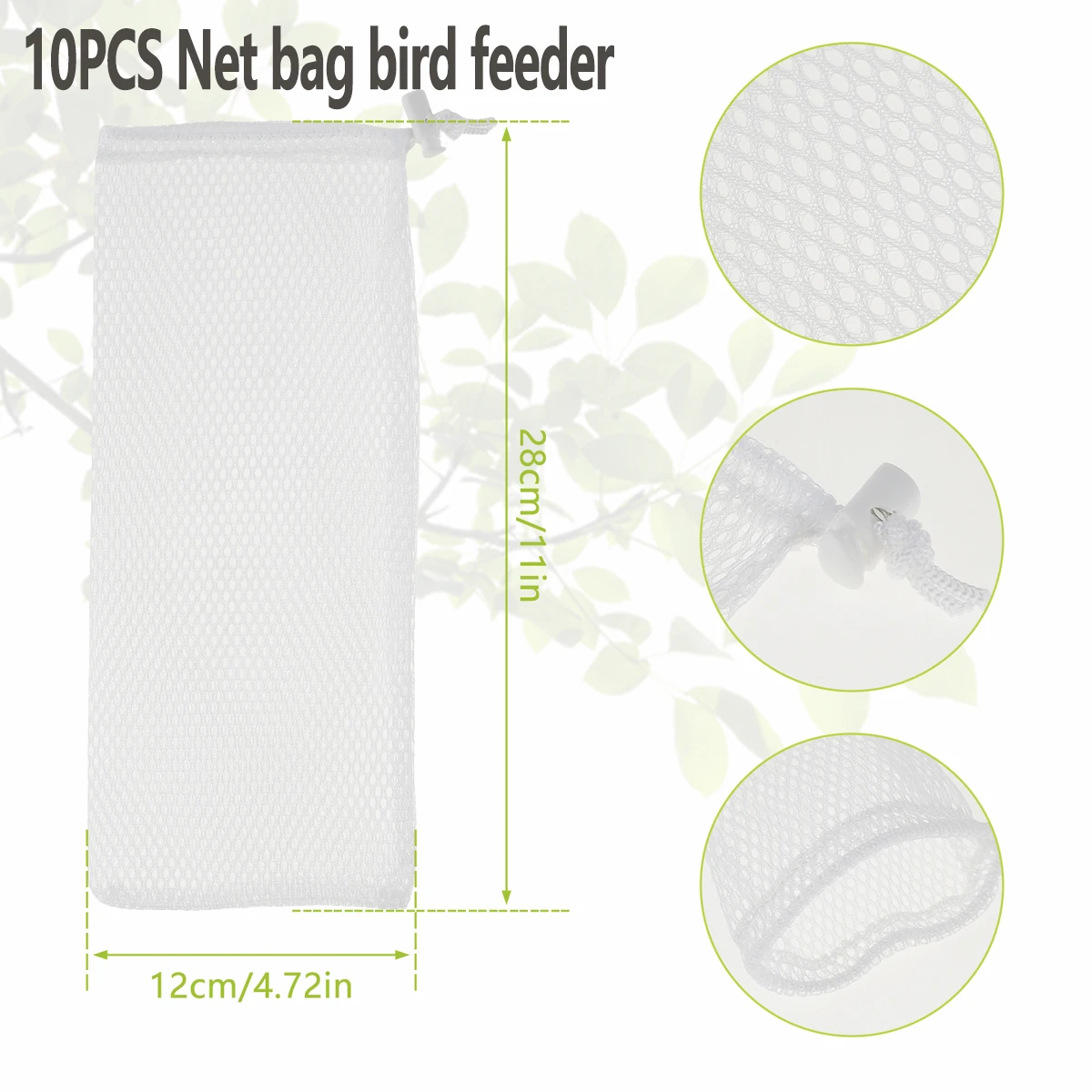 3PCS Wild Bird Feeder House Transparent Hanging Bird FeederGarden Patio Yard Feeding Station Pet Bird Supplies Seed Dispenser - Image 8