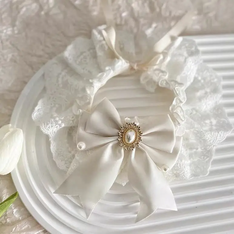 Dog Bow Bib Cute Cat Scarf Pet Accessory Small Dog Teddy Decoration Pomerian Dog Accessories Pet Accessories - Image 5