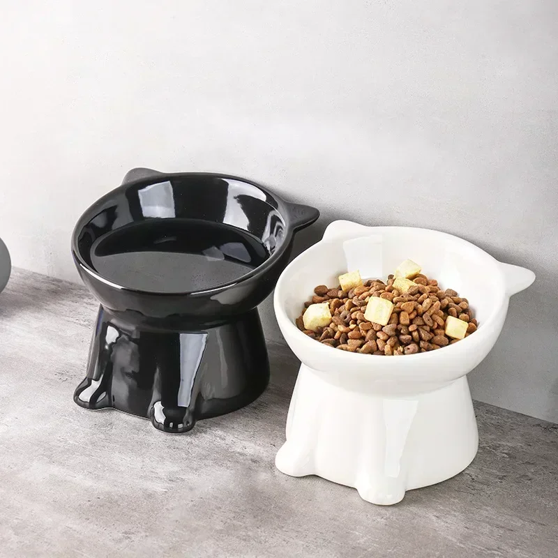 Black Cat Bowl Pet Bowl Pet Supplies Dog Macaron Color New Cat and Dog Universal Pet Bowl - Image 14