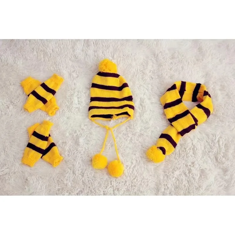 Winter Pet Puppy Accessories For Dogs Knitted Striped Hats Scarf Socks Little Small Big Animals Yorkshire Chihuahua Cat Products - Image 16