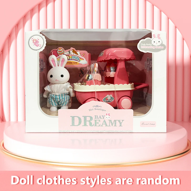 Rabbit Playing House Scene Early Education Toys Children's Indoor Interaction Girls' Christmas Birthday Gifts Ornaments - Image 4