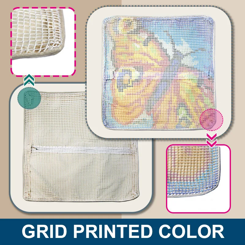 Rabbit Large Latch hook rug kits for Adults Rug Diy Tapestry Crafts for adults Embroidery Handcrafts bag Crochet handicraft - Image 4