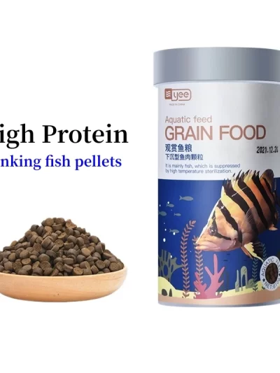 Yee High Protein Koi Feed Sinking Fish Food Sinking General Map Fish Zhaocai Silver Arowana Rohan Goldfish Parrot Fish Food