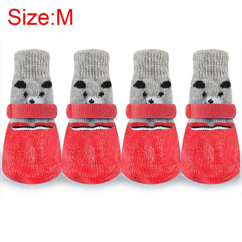 Dog Cat Boots Shoes Socks with Adjustable Waterproof Breathable and Anti-Slip Sole All Weather Protect Paws for Indoor Outdoor - Image 7