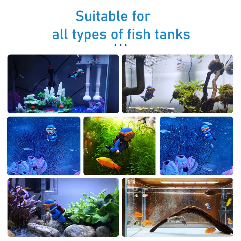 Aquarium Accessories Miniature Diver Ornaments Fish Tank Decoration Aquarium Decor Floating Landscaping Accessories for Aquarium - Image 28