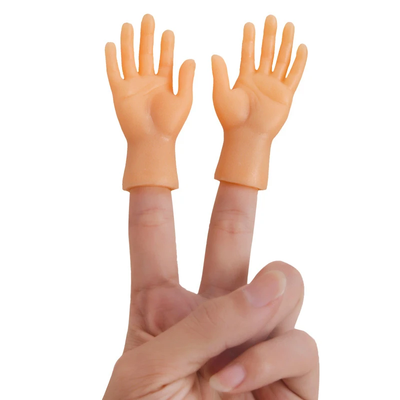 Adult Kid Novelty Toys Funny Mini Hands Creative Finger Fidget Toys Soft Small Hand Tease the Cat Pet Toy Halloween Gift - Image 4