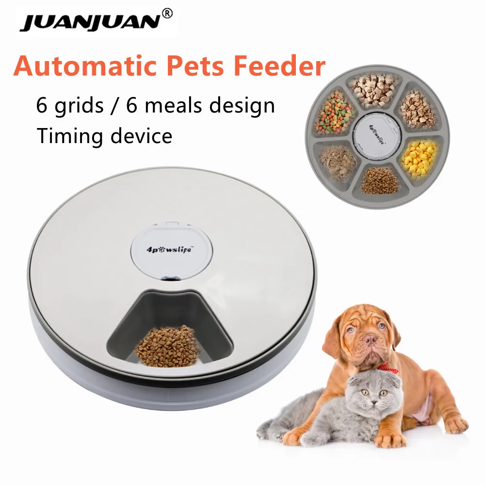 Automatic Pets Feeder Smart Food Dispenser For Cats Dogs With Voice Remind Pet Feed Tool Timer Bowl Pet Feeding Dog Accessories