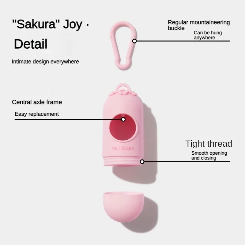 Bags for Dogs Poop Dispenser Outdoor Portable Pet Poop Bags Dog Cat Cleaning Supplies Accessories Pet Droppings Garbage Bag - Image 4