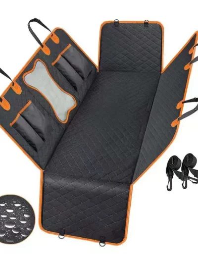 Dog Car Seat Cover Waterproof Pet Dog Carriers Travel Mat Hammock For Small Medium Large Dogs Car Rear Back Seat Safety Pad