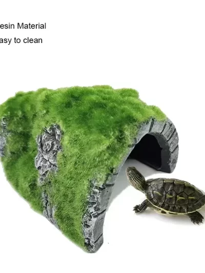 New Aquarium Decoration Resin Aquatic Fish Tank Ornament Decor Artificial Reptile Terrarium Turtle Accessories