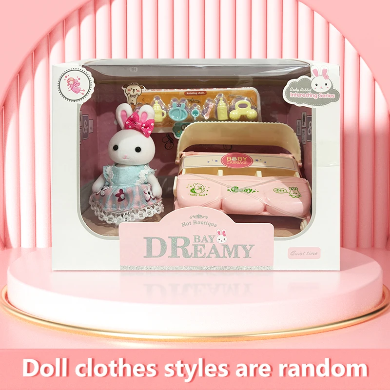 Rabbit Playing House Scene Early Education Toys Children's Indoor Interaction Girls' Christmas Birthday Gifts Ornaments - Image 2