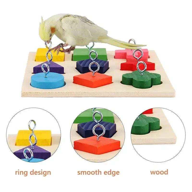 Parrot Toy Set, Bird Supplies, Bird Supplies, Ferrules, Bird Toy Combination Set - Image 13