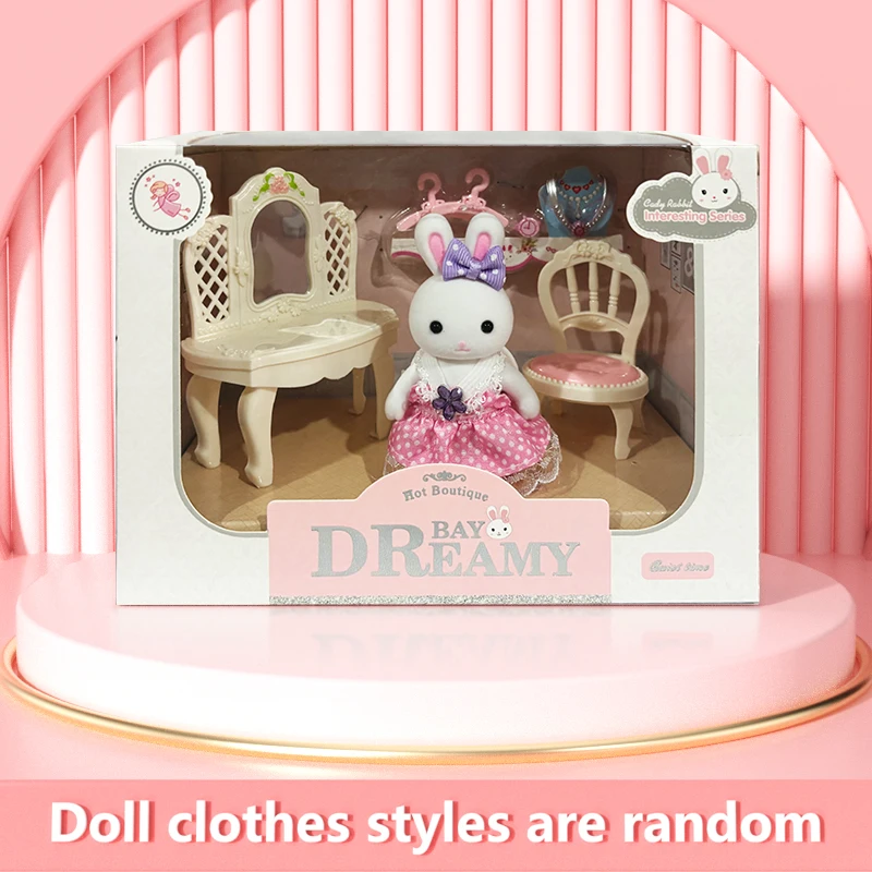 Rabbit Playing House Scene Early Education Toys Children's Indoor Interaction Girls' Christmas Birthday Gifts Ornaments - Image 7
