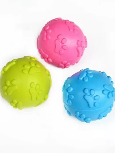 Pet Toys With Bite Resistance, Grinding Teeth, Sound Making Footprints, Dog Toys, Pet Supplies