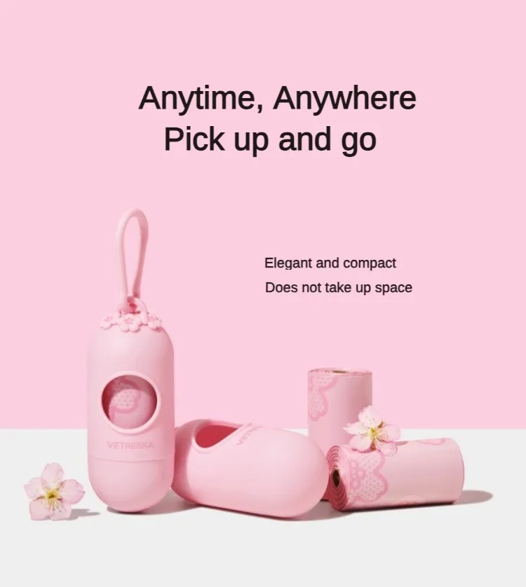 Bags for Dogs Poop Dispenser Outdoor Portable Pet Poop Bags Dog Cat Cleaning Supplies Accessories Pet Droppings Garbage Bag - Image 17