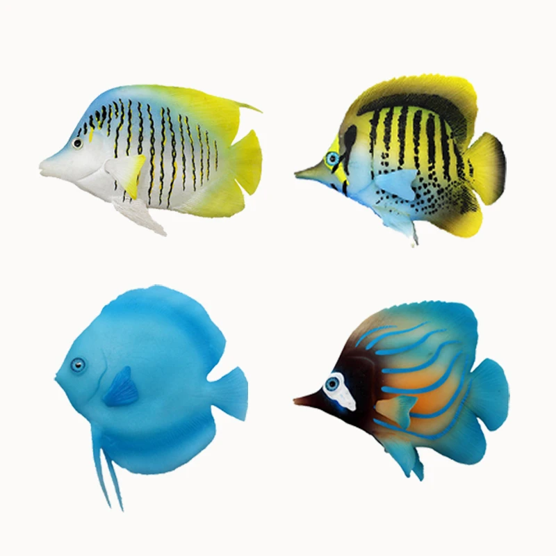 Simulated Silicone luminous Fish Marine Tropical Fish Plastic Immortal Pseudofish Decoration Landscape Fish Aquarium Supplies - Image 2