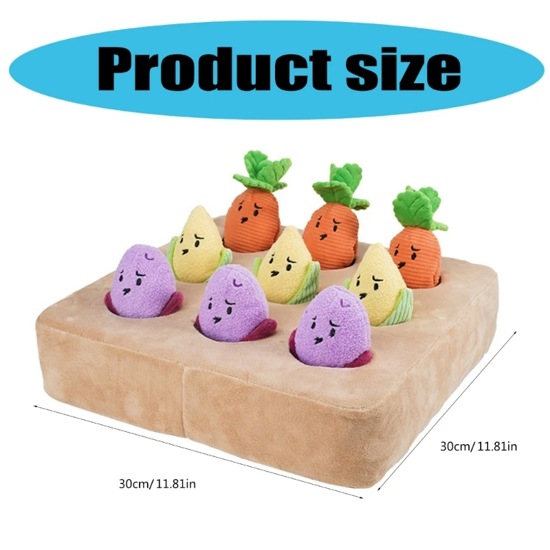 Plush Potatos Dog Toy Pet Stress Reliefs Toy Puzzle Feeding Interesting Game Toy for Pet Enrichment Y5GB - Image 7