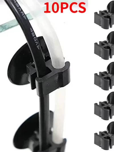 10Pc Aquarium Accessories Aquarium Suction Cup Clip Fish Tank Oxygen Tube Hose Pump Power Cord Buckle Wire Finisher Suction Cups