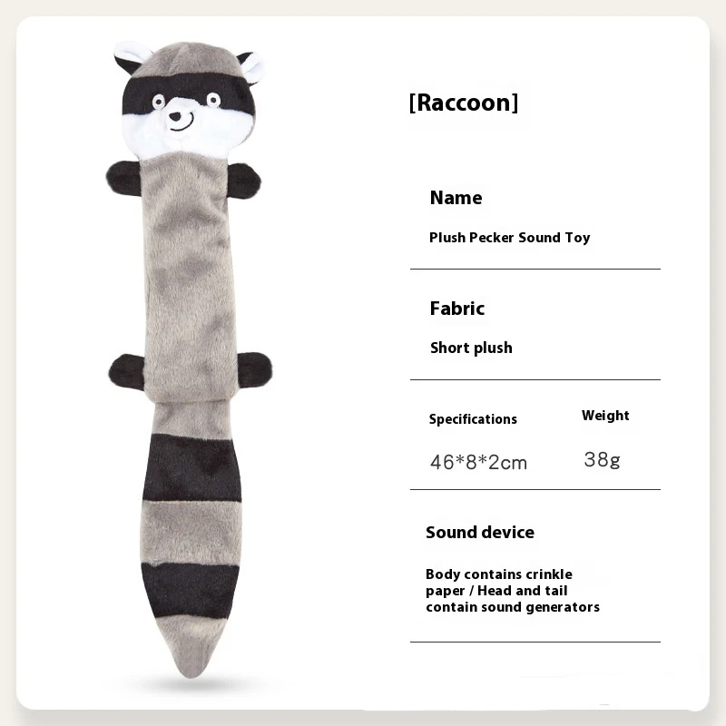 Pet Puppy Supplies Dogs Bite Resistant Sound Toys No Stuffing Plush Squeaky Dogs Chew Toy for Small Medium Large Breed Chewers - Image 7