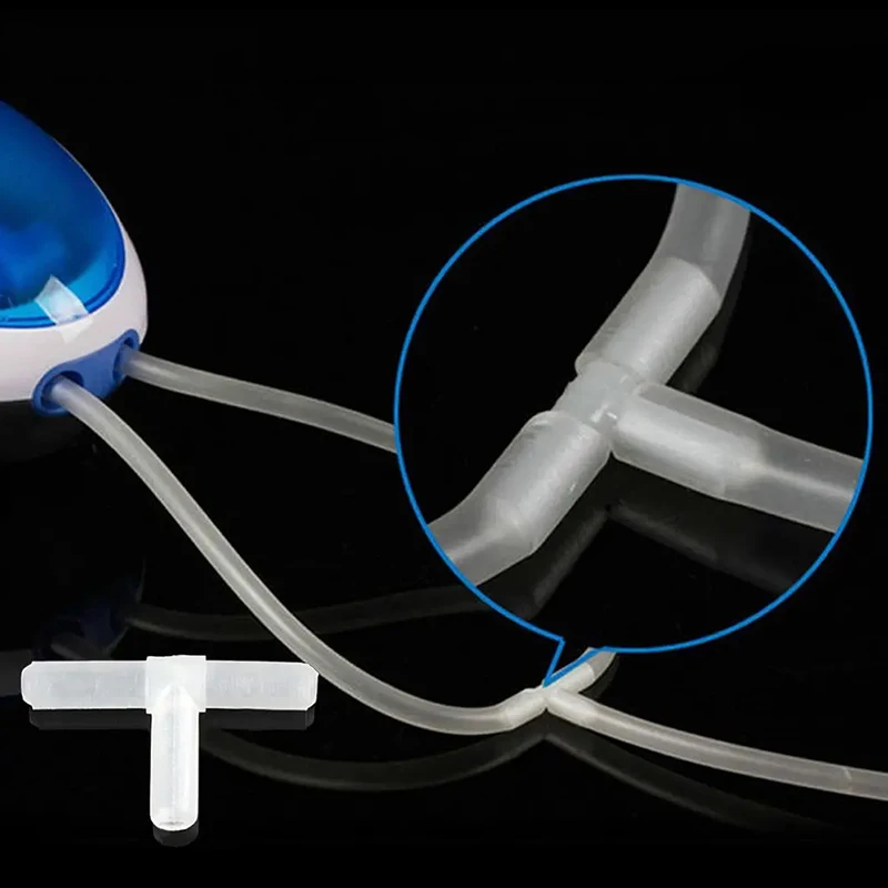 Aquarium Air Pump Accessories Kit with Air Stone Bubble Aerator, Check Valves, Suction Cups, Air Tube, for Fish Tank Oxygen Pump - Image 7