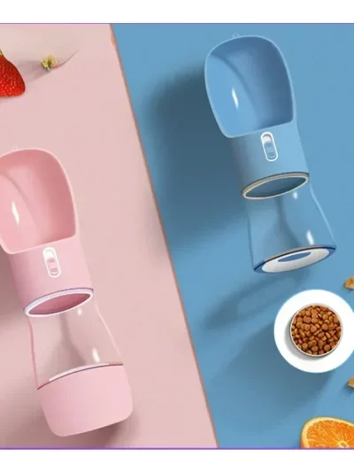 Portable Pet Dog and Cat Food Feeding Bowl, Drinking Water Feeder for Puppy, Outdoor Walking and Travel Supplies