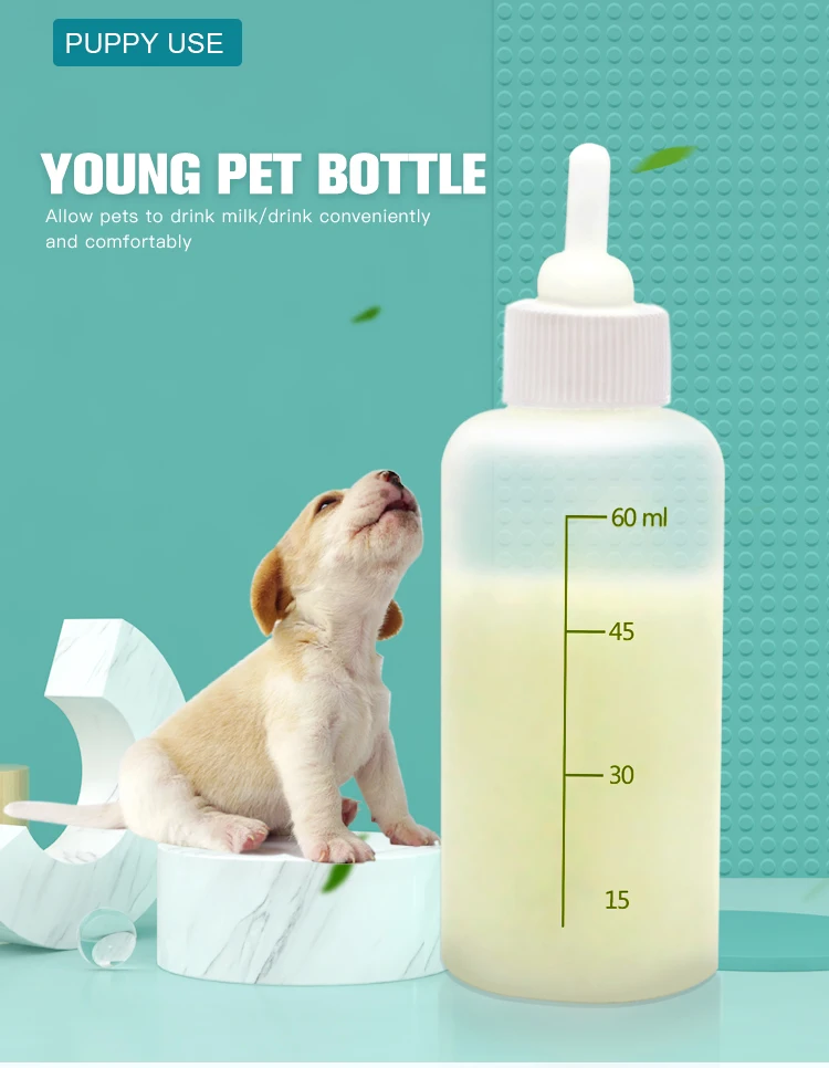 Pet Feeding Bottle Dog Puppy Newborn Dog Dog Cat Kitten Feeding Bottle Teddy Small Pacifier Pet Supplies - Image 8