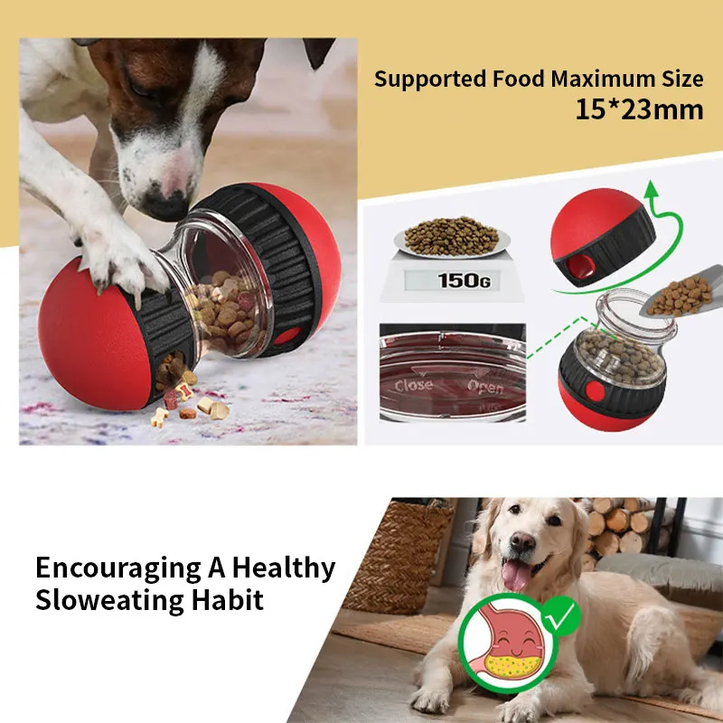 Interactive Dog Toy for Small Medium Large Dogs Cats Treat Dispenser Leaking Food Slow Feeder Pets Ball Toys Labrador Supplies - Image 5