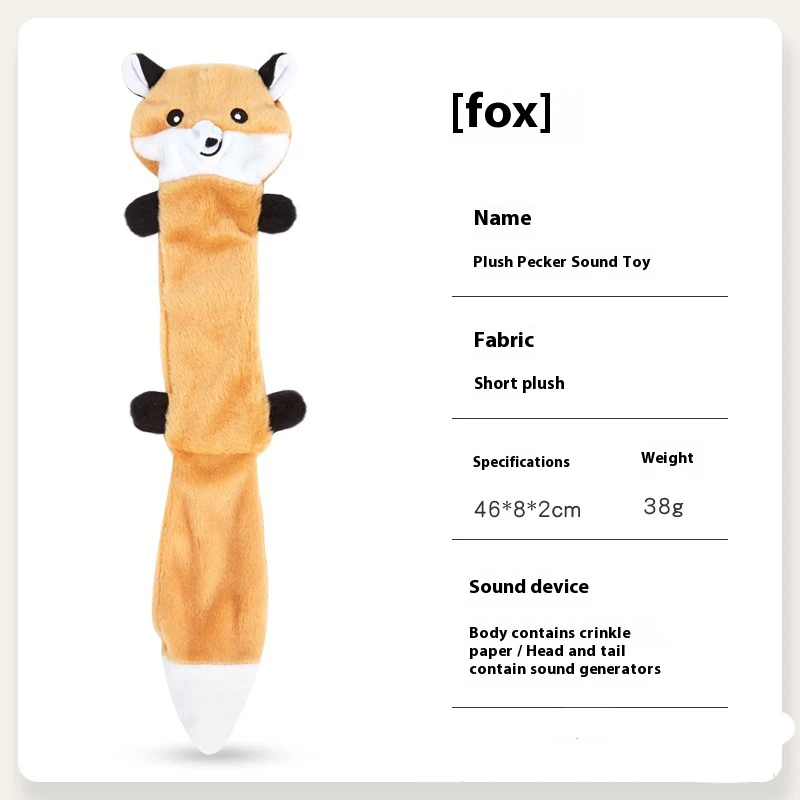 Pet Puppy Supplies Dogs Bite Resistant Sound Toys No Stuffing Plush Squeaky Dogs Chew Toy for Small Medium Large Breed Chewers - Image 6