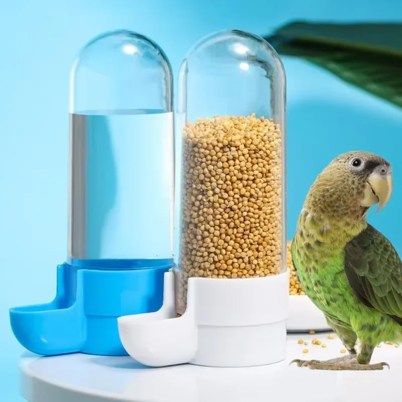 Bird Water Drinker Feeder Waterer with Clip Pet Bird Supplies Dispenser Bottle Drinking Cup Bowls for Pet Parrot Cage