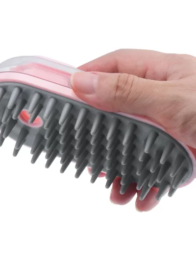 1PCS Pet Dog Cat Bath Brush 2-in-1 Pet SPA Massage Comb Soft Pet Shower Hair Grooming Cmob Dog Cleaning Tool Pet Supplies