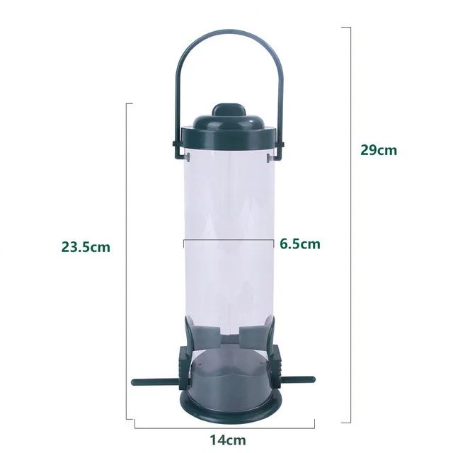 Pet Bird Feeder Food Dispenser Outdoor Hanging Multiple Holes Bird Feeder Small Bird Automatic Foot Feeding Tool Bird Supplies - Image 7