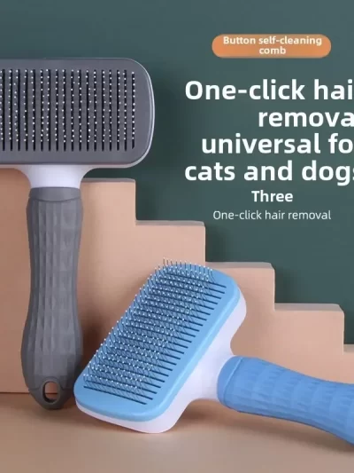 For Cat Accessories Dog Grooming Equipment Cats Products Non-slip Beauty Brush Pet Hair Removal Comb Things Supplies Home Garden