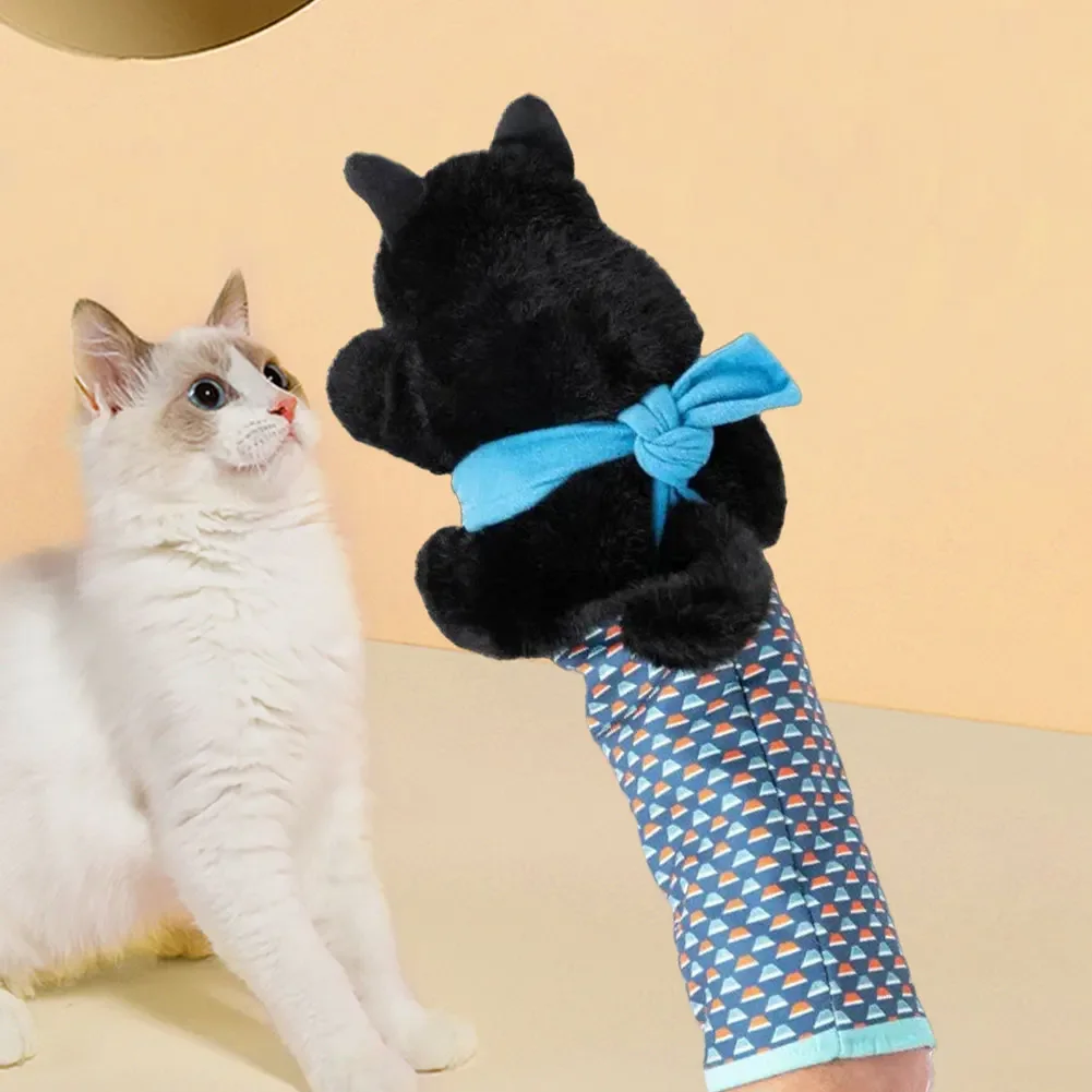 Cats Puppet Wrestler Cat Wrestling Toy Puppet Interactive Hand Puppet for Indoor Cats Kids Pretend Play and Dog Toys - Image 3