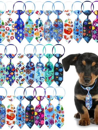 50pcs  Dog Grooming Small Dog Cat Neckties Bowties Fashion Dogs Pets Bow Tie Pet Supplies Dog Grooming