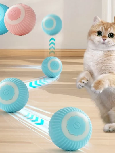 Cat Interactive Ball Smart Pet Cat Toys Indoor Automatic Rolling Magic Ball Electronic Interactive Cat Toy Cat Pet Accessories