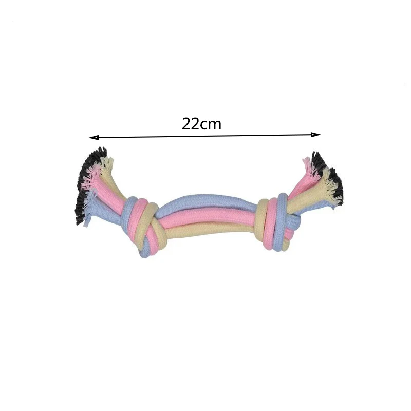 Pet Toy Chew Teething Cotton Rope Knot Ball Toys For Dog Tooth Clean Ball Bite-Resistant Dog Chew Puppy Training InteractiveToy - Image 9