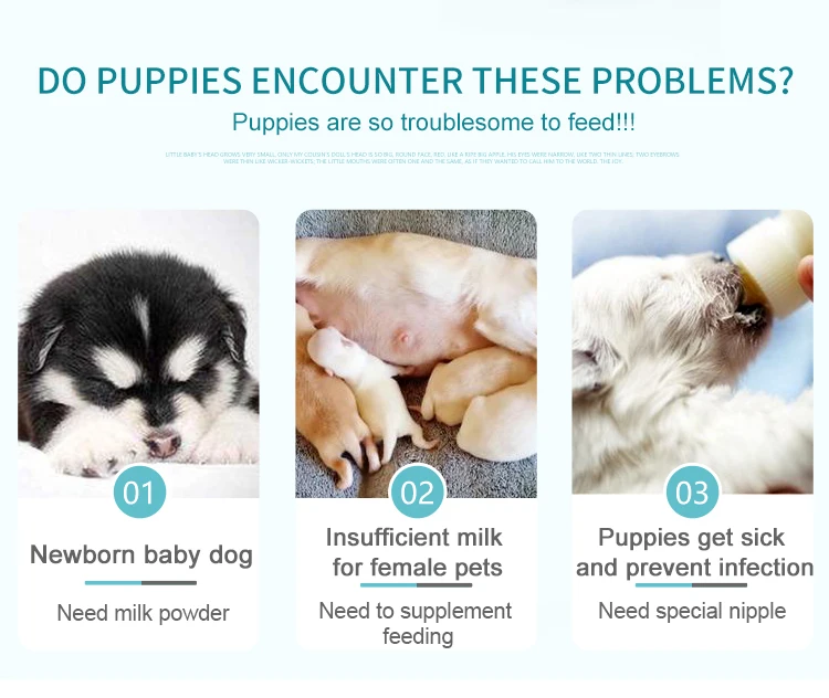 Pet Feeding Bottle Dog Puppy Newborn Dog Dog Cat Kitten Feeding Bottle Teddy Small Pacifier Pet Supplies - Image 9