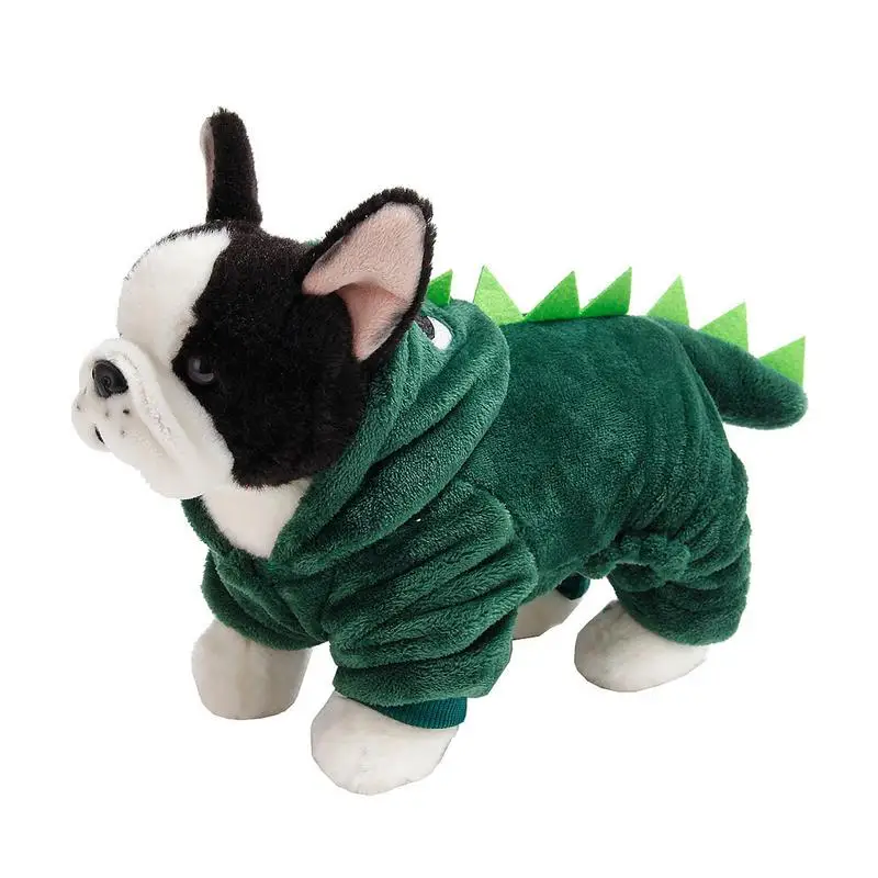 Dinosaur Cat And Dog Hoodies Pet Clothes Funny Costume for Christmas Soft and Warm Pet Clothes Funny Costume for Dog Cat - Image 2