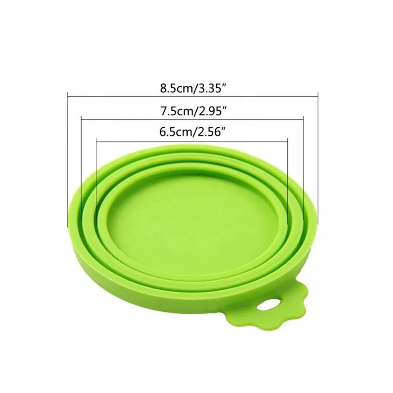 Reusable 3 in 1 Pet Food Can Silicone Cover Dogs Cats Storage Tin Cap Lid Seal Cover Pet Supplies Suitable for 8.5cm/7.5cm/6.5cm - Image 4