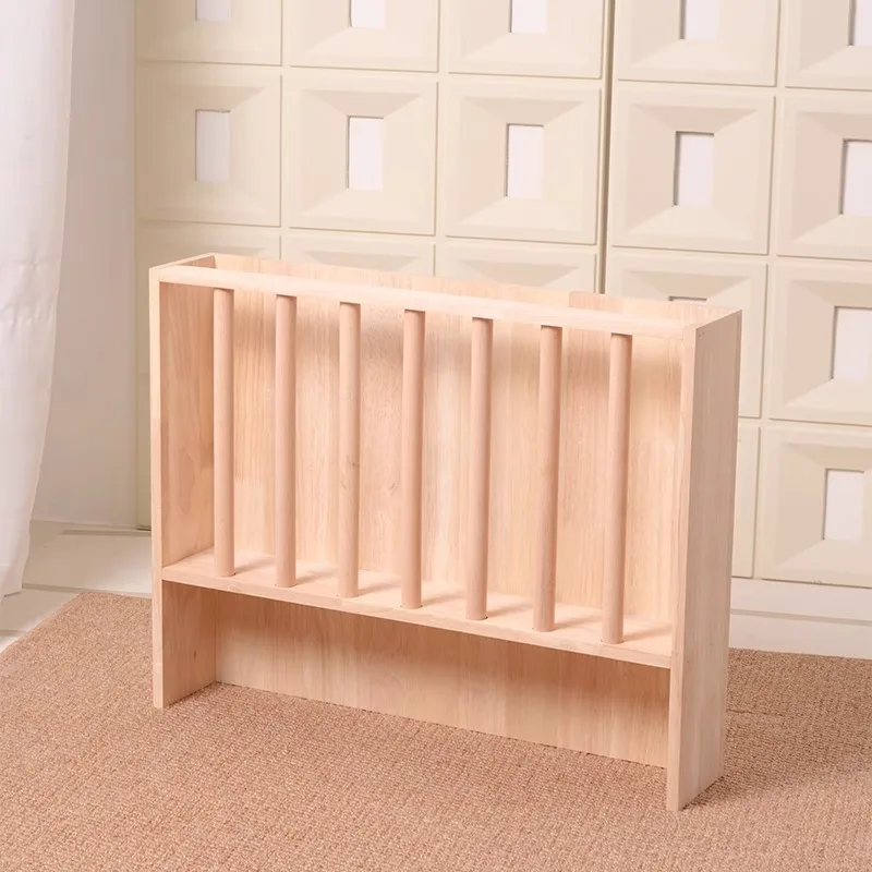 Portable Solid Wood Rabbit Hay Feeder Feeding Manger Cage Hay Dispenser Bunny Hay Raise Design A Grass Rack for Feeding Rabbits - Image 12