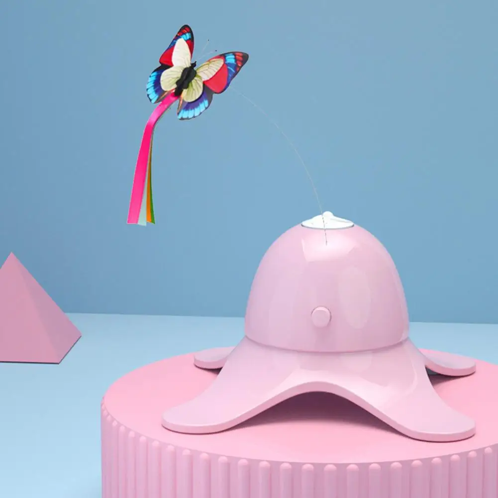 Electronic Pet Cat Toy Smart Automatic Funny Cat Exercise Toy Electric Rotating Kitten Toys Butterfly Cat Stick Interactive Toy - Image 18