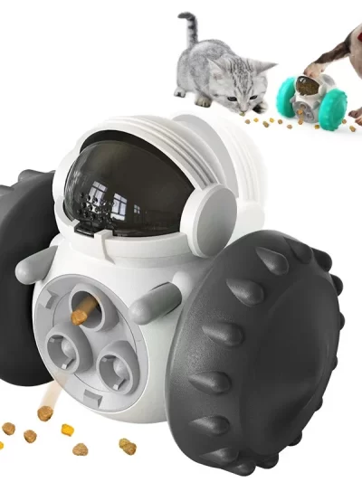Dog Food Toys Pet Puzzle Interactive Tumbler Balance Car Funny Toy Food Slow Dispenser Eater Pet Dog Cat Training Goods for Pets