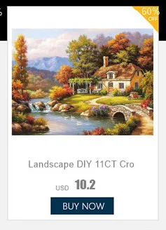 Animal Rabbit DIY Embroidery Cross Stitch 11CT Kits Needlework Craft Set Cotton Thread Printed Canvas Home Wholesale - Image 9