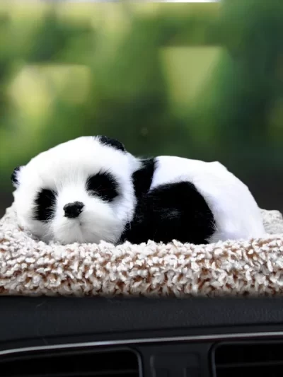 Car Decoration Dog panda Car Accessories Window Center Console Cute animals Doll Car Interior Auto Dash board Cool Decoration