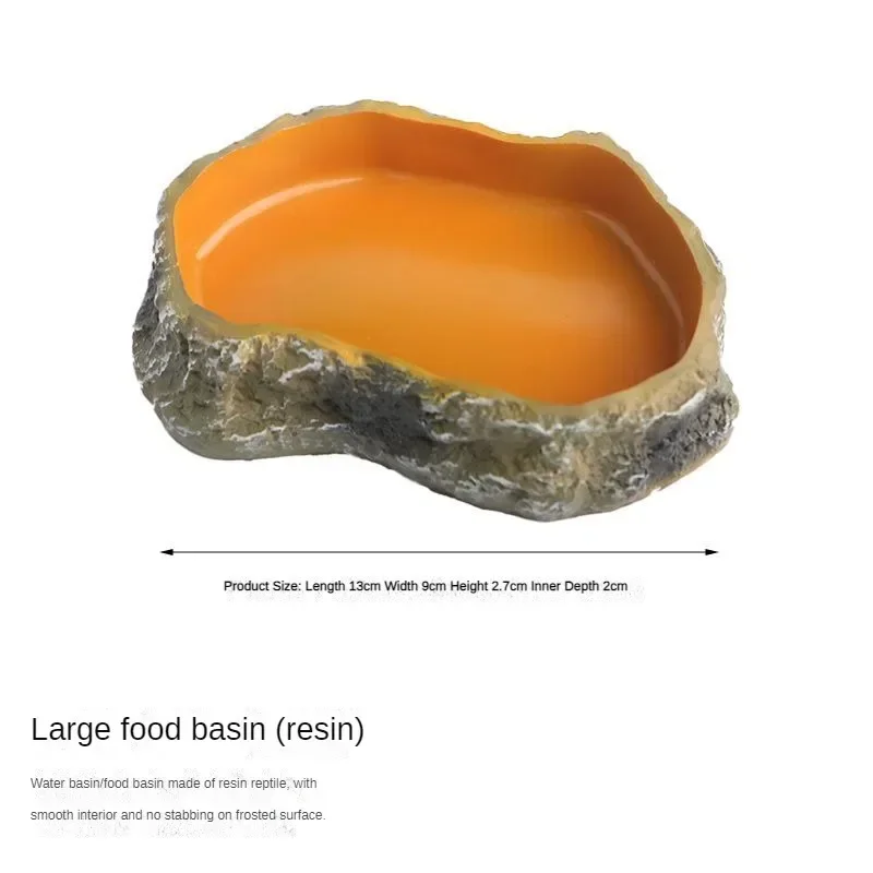 Pet Reptile Water Bowls Terrarium Plate Reptile Feeder Amphibian Feeding Bowl for Frog Chameleon Tortoise Bearded Dragon Turtle - Image 7