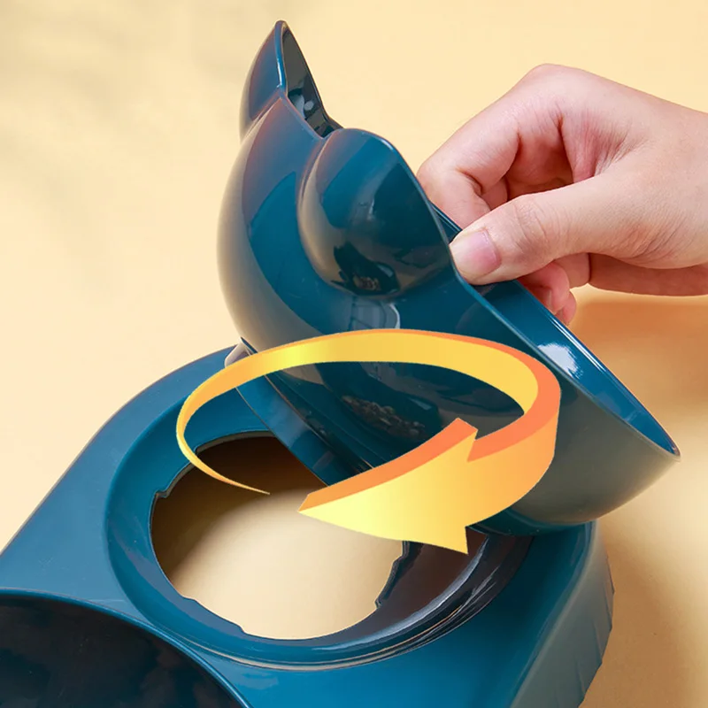 3 in 1 Cat Feeder Automatic Water Dispenser Double Bowl Pet Bowl for Small Dogs Cats Pet Food Container Cat Accessories - Image 5