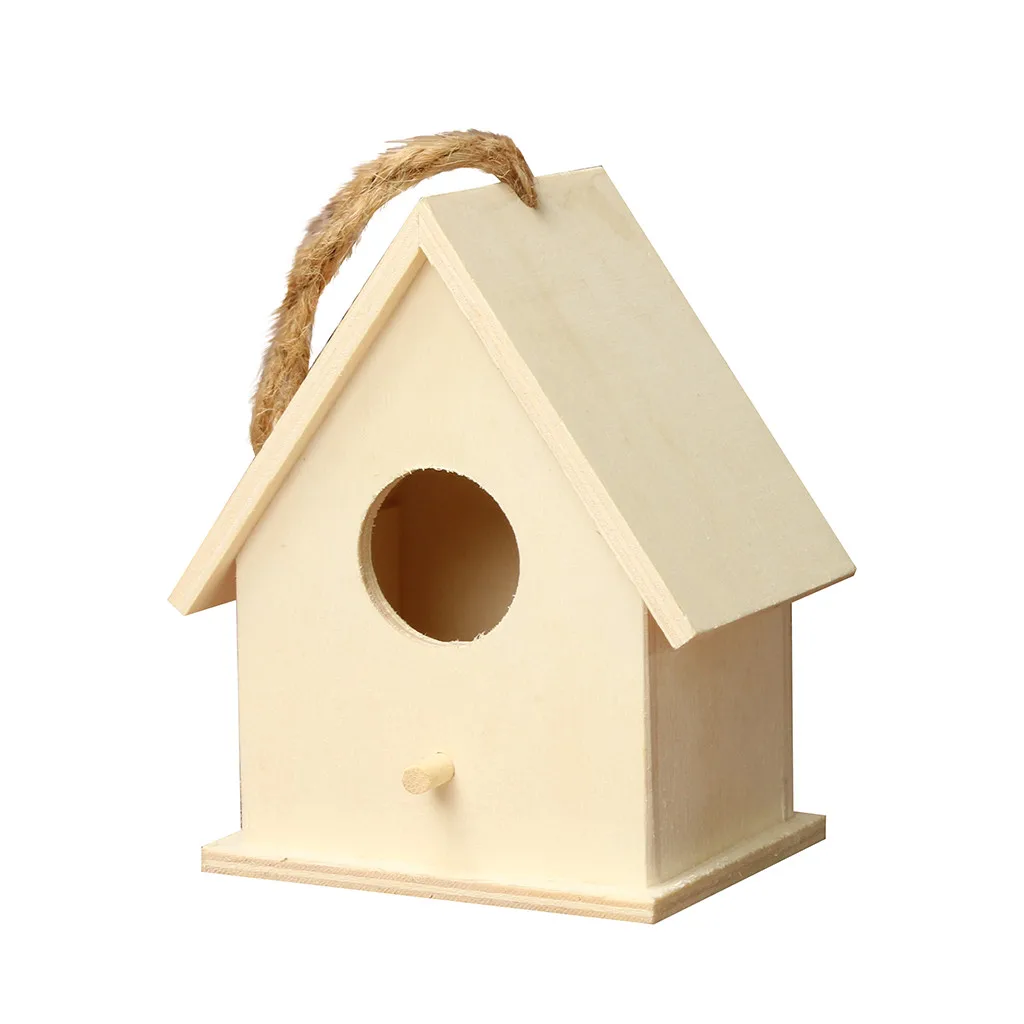 Creative Wall Mounted Wooden Outdoor Birdhouse Dox House Bird House Home Wall Mounted Bird Supplies For Indoor and Outdoor - Image 6