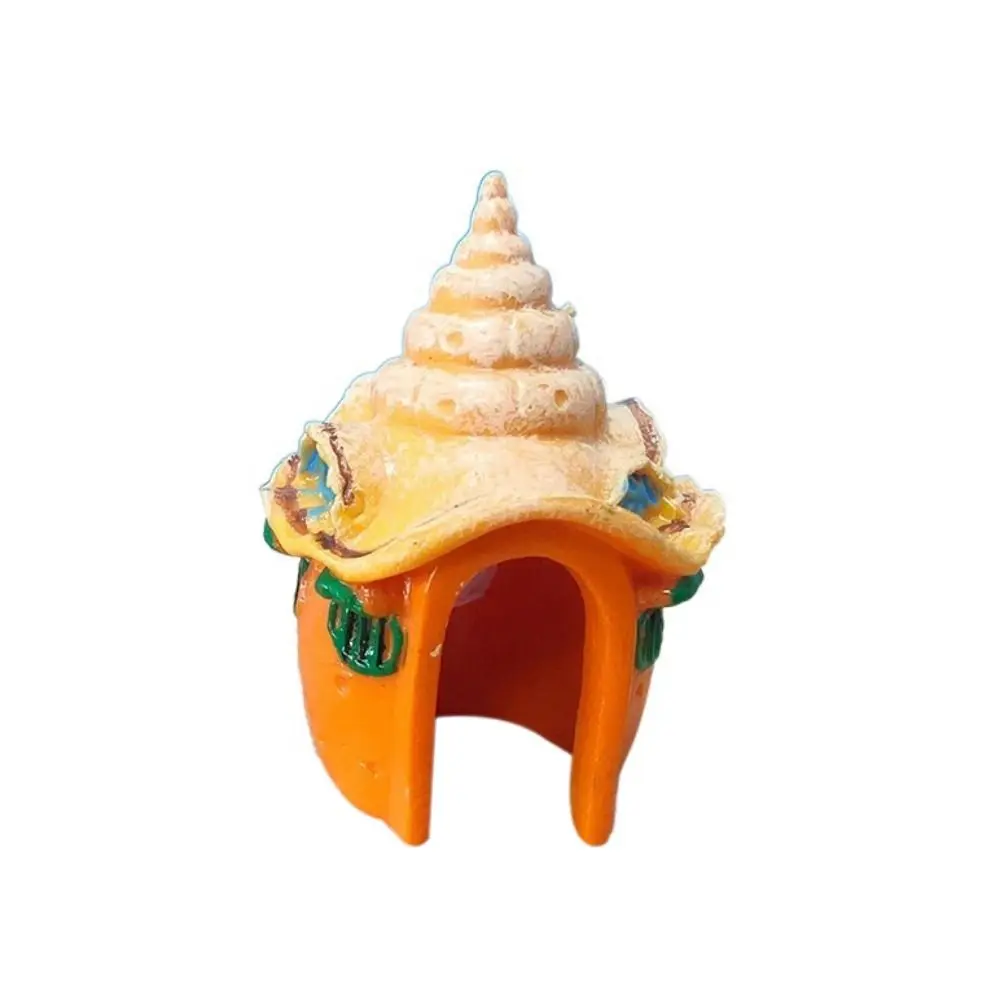 Aquarium Accessories Decorative Mushroom Conch House PVC Mini Fish Shrimp Hiding Shelter Simulation Conch Ornaments Fish Tank - Image 9