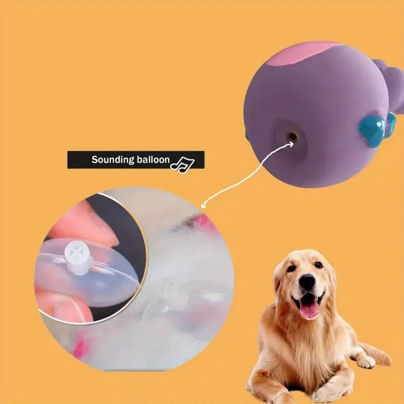 Soft Rubber Chewy Toys Four Styles Squeaky Interactive Throwing Games Cute And Fun Suitable For Small And Medium Sized Dogs - Image 6
