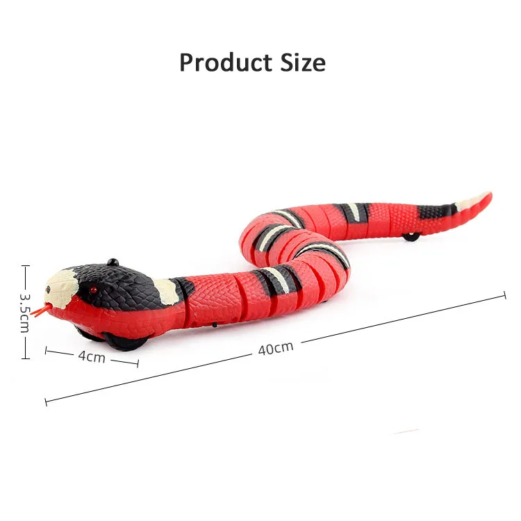 Pet Cat Toys Interactive Smart Sensing Snake TeaseToys Automatic Sensing Intelligent Obstacle Avoidance Indoor Play Cat Supplies - Image 8